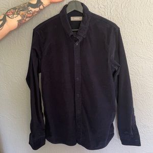 Everlane Corduroy Navy Shirt